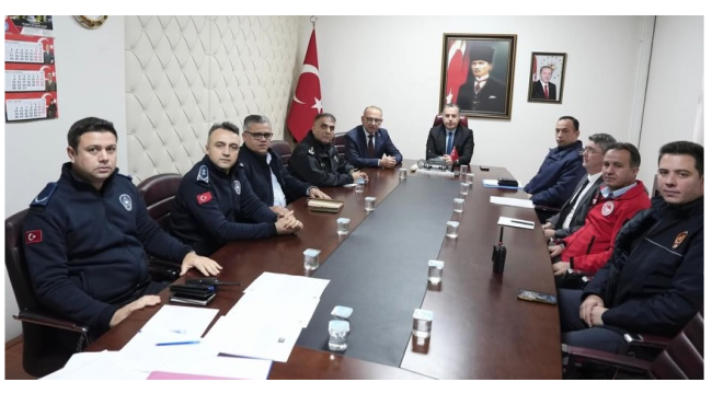 Turgutlu'da kamu düzeni toplantısı