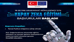 Ücretsiz yapay zeka eğitimi başvuruları başladı!
