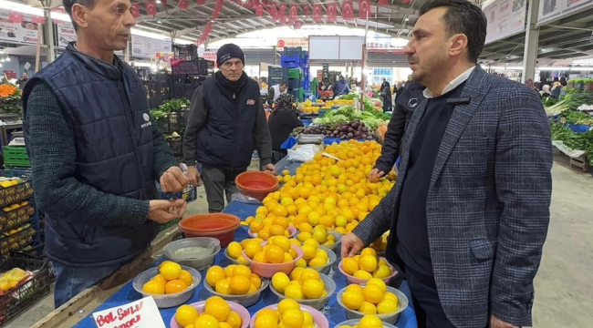 Vatandaş pazara çıkan CHP milletvekili Başevirgen'e hükümeti şikayet etti