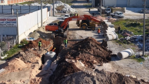 Akhisar Karaosmanoğlu sanayi sitesinin 27 sonra altyapı sorunu bitti