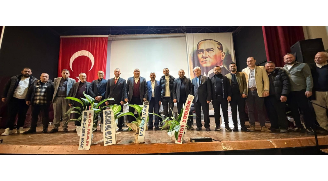 Akhisar pazarcılar odası başkanı Mustafa Güral güven tazeledi