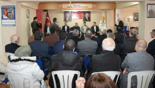 AKP il başkanı Turgut Salihli'de yatırımlarla ilgili basın açıklaması yaptı