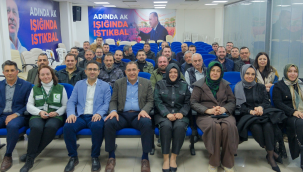  AKP Manisa il başkanı Turgut Yeşiilay yönetimi ağırladı 