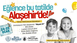 Alaşehir'de çocuklar eğlenceye doyacak