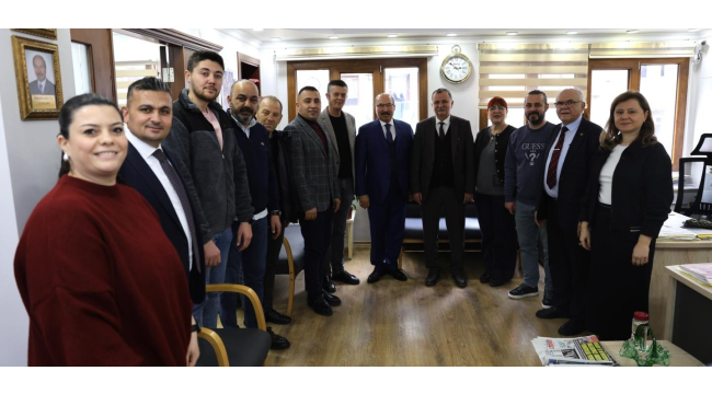 Başkan Balaban'dan Akyüz'e tebrik ziyareti