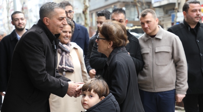 Başkan Şimşek 3 mahallede esnaf ve vatandaşlarla buluştu