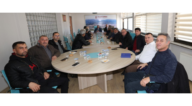 Başkan Şimşek 67 mahalle muhtarıyla mahelllerin sorunlarını masaya yatırdı