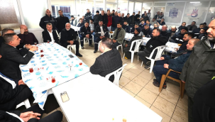 Başkan Şimşek temizlik işçileriyle kahvaltıda buluştu