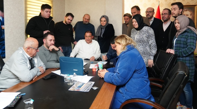 Başkan Turgut yönetim kurulu üyeleriyle"genişletilmiş il danışma meclisi"hazırlıklaını inceledi