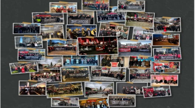 CHP gençlik kolları! Millet susumaz,gençler teslim olmaz