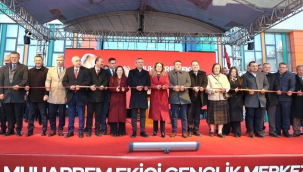 Ekici gençlik merkezi açılışında konuşan başkan Dutlulu'hedefimiz 50 bin öğrenci'