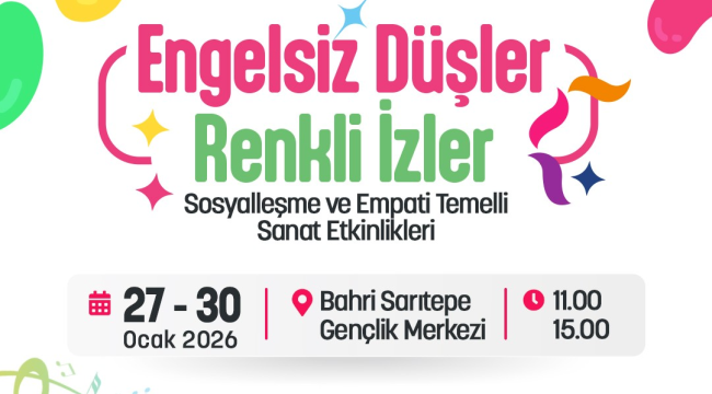 Engelsiz düşler,renkli izler buluşması