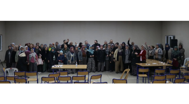 Gördes belediyesi kadın meclisi Yaka köy toplantısı