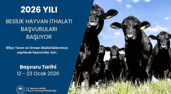 Hayvan ithalatı tarihleri belli oldu