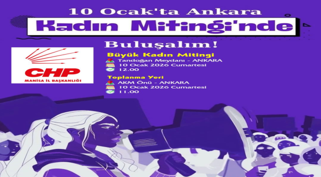 Kadınlar 10 Ocak'ta alanlara çıkıyor