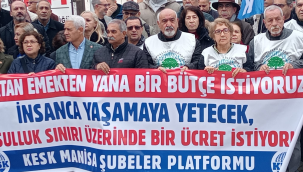 KESK'in TÜİK protestosuna CHP'lilerde destek verdi