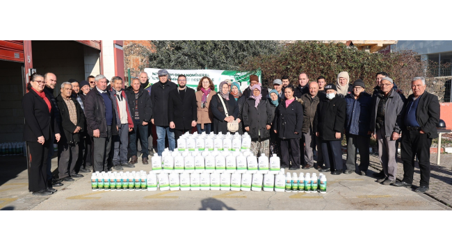 Kula'da Zirai don mağduru 58 üreticiye gübre ve aminoasit desteği