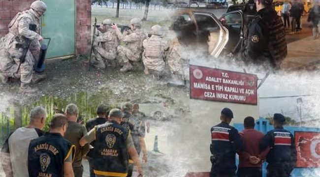 Manisa'da kesinleşmiş hapis cezası bulunan 4332 kişi yakalandı
