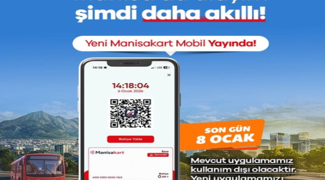 Manisa'da toplu taşıma yenilendi