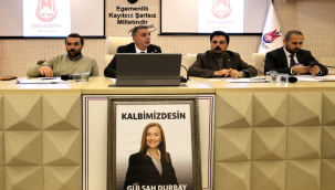 Meclis toplantısında Durbay anıldı