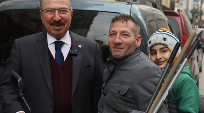 MESO başkanı Akyüz 3 mahalle esnafıyla bir araya geldi