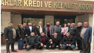 Muhtarlardan başkan Bulgay'a tebrik ziyareti