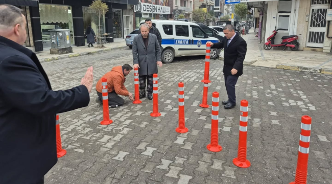 Salihli'de trafiği rahatlatacak kavşak çalışması