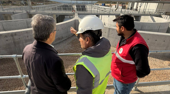 Salihli OSB atık su arıtma tesisi inşaat çalışmaları sona erdi