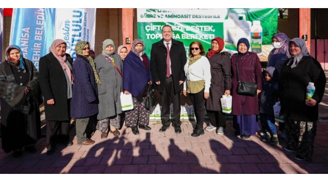 Selendi ve Demirci'de üreticilerin zirai don yaraları sarılıyor