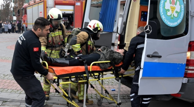 Tatbikat gerçeğini aratmadı