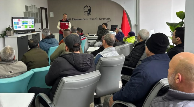 Üreticilere bitki koruma ve denetleme eğitimi