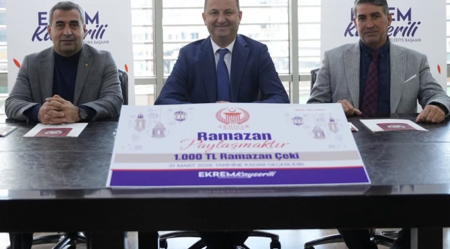 Yoksul vatandaşa ''Ramazan Yardımı Protokolü'' imzalandı