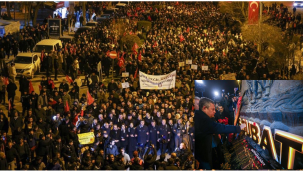  Adıyaman'da binlerce depremzedenin sessiz yürüyüşü