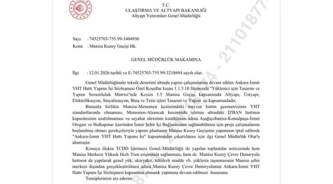 AKP'li Baybatur Manisa için önemli bir gelişmeyi paylaştı