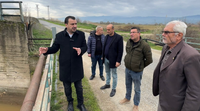 Başevirgen su tutan Marmara gölüni ziraat oda başkanlarıyla ziyaret etti