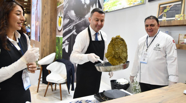 Başkan Kayserili'nin EMITT turizm fuarında Akhisar tanıtımı