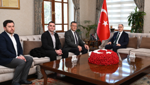 Başkan Özküzcüoğlu vali Özkan'ı ziyaret etti