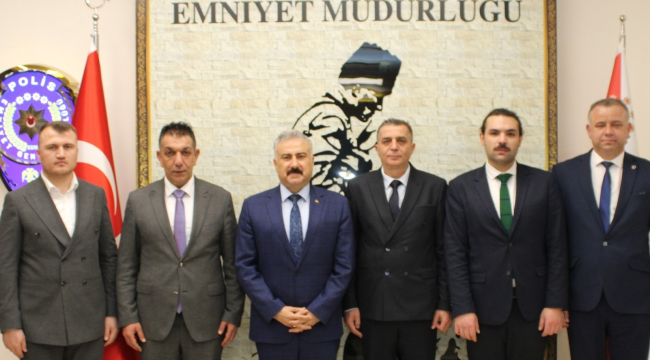 Başkan Şimşek müdür Aktaş'ı ziyaret etti