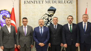 Başkan Şimşek müdür Aktaş'ı ziyaret etti