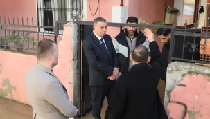 Başkan Şimşek yağışlardan en çok etkilenen Akpınar'da incelemelerde bulundu