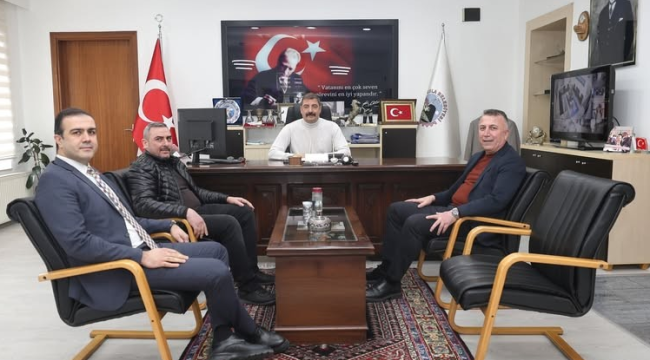 Başkanlar başkan Dönmez'i ziyaret etti