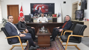 Başkanlar başkan Dönmez'i ziyaret etti