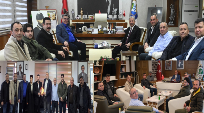 CHP tarım komisyonu üyeleri belediye başkanlarını ziyaret etti