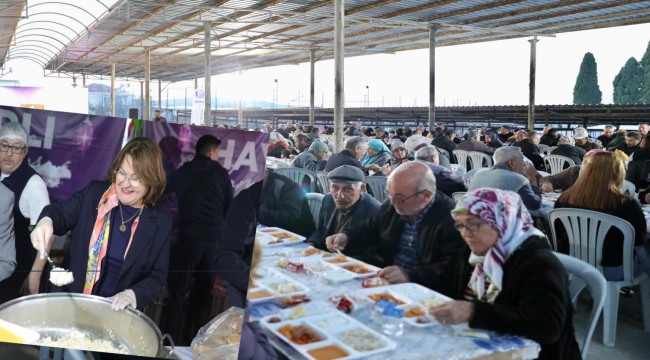 Didim belediyesi dayanışma ruhunu pekiştirmek amacıyla halkı iftar sofralarında buluşturuyor
