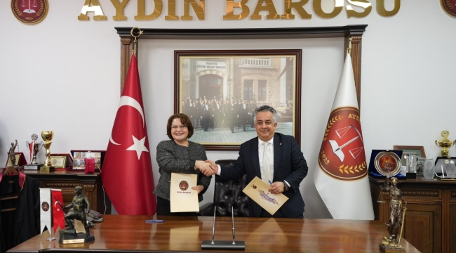 Didim belediyesi ile Aydın barosu iş birliği protokolü imzalandı