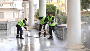 Didim'de ramazan öncesi camilerde temizlik ve bakım çalışmaları yoğunlaştı