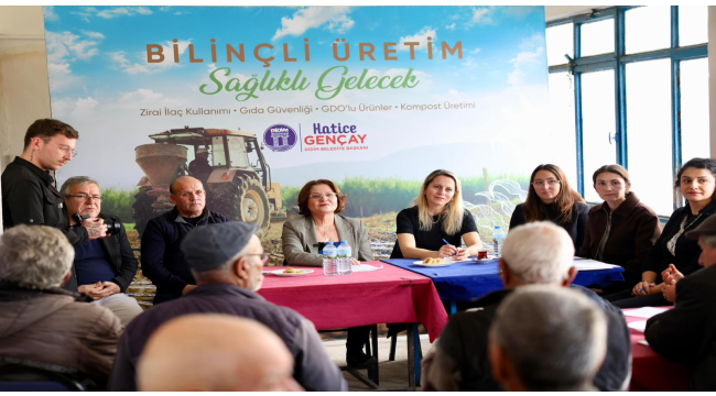 Didim'de üreticilere bilinç üretim sağlıklı gelecek eğitimi