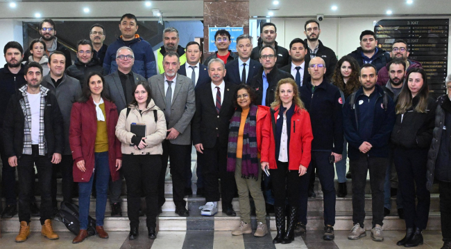 GES denetimi için iller bankası heyeti Salihli'de