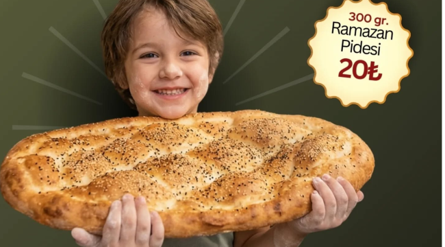 Gördes'de 300 gram pide 20 liradan satılacak