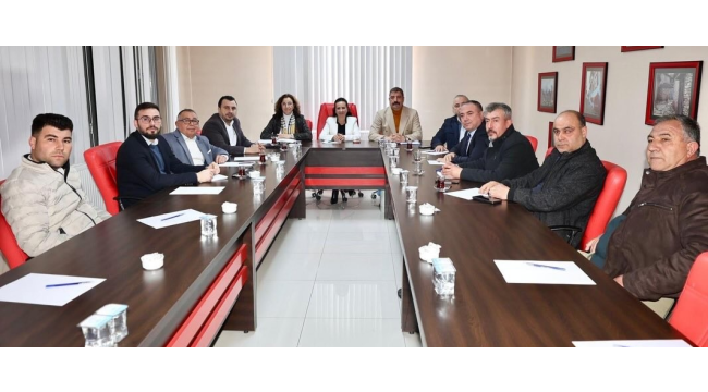 Kula CHP meclis gurup toplantısı yapıldı